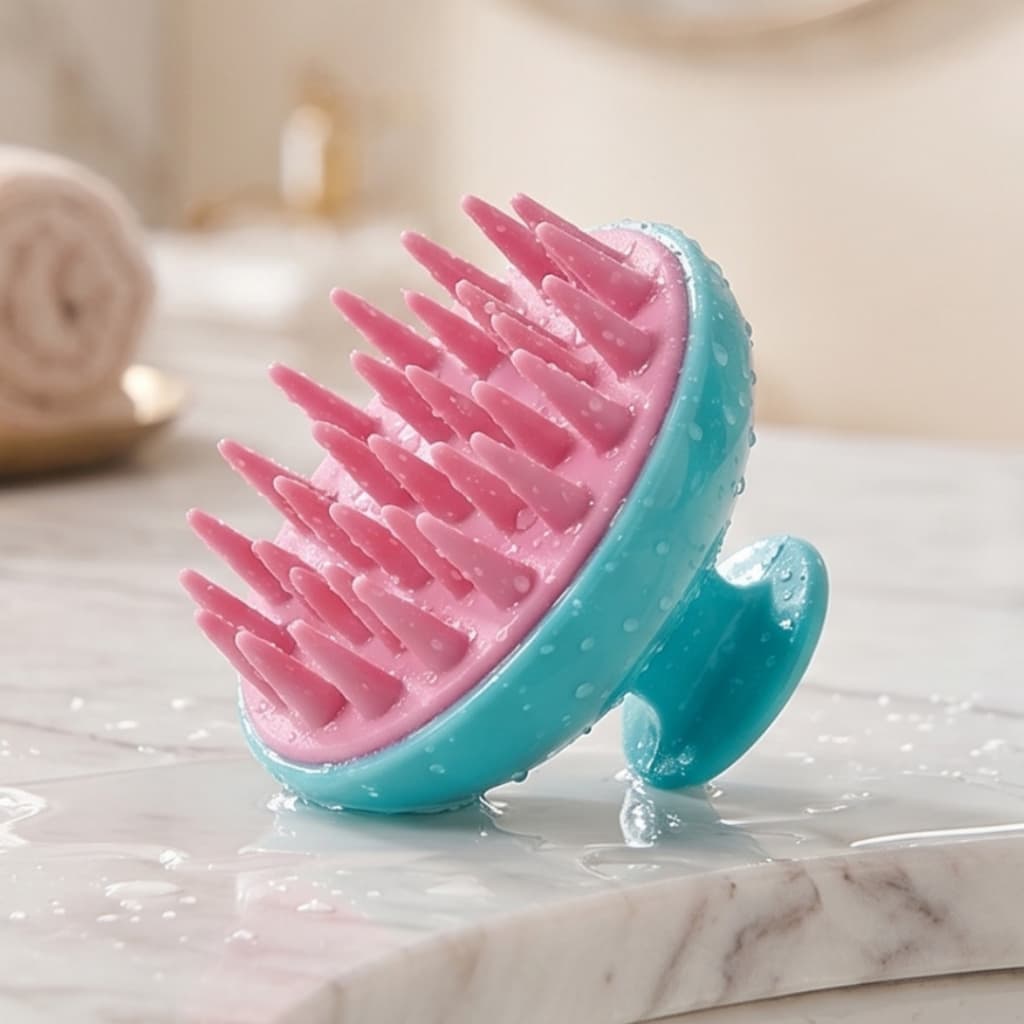 Escova Massageadora Capilar Avon Malilu Limpeza Profunda Couro Cabeludo Banho