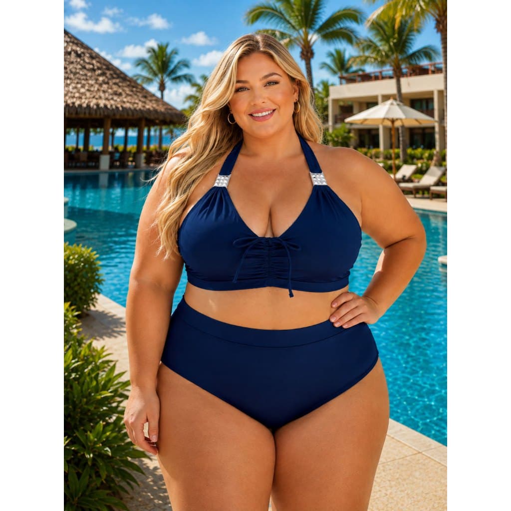 Biquíni hot pants estampados Plus size do 46 ao 64 bojo Removível
