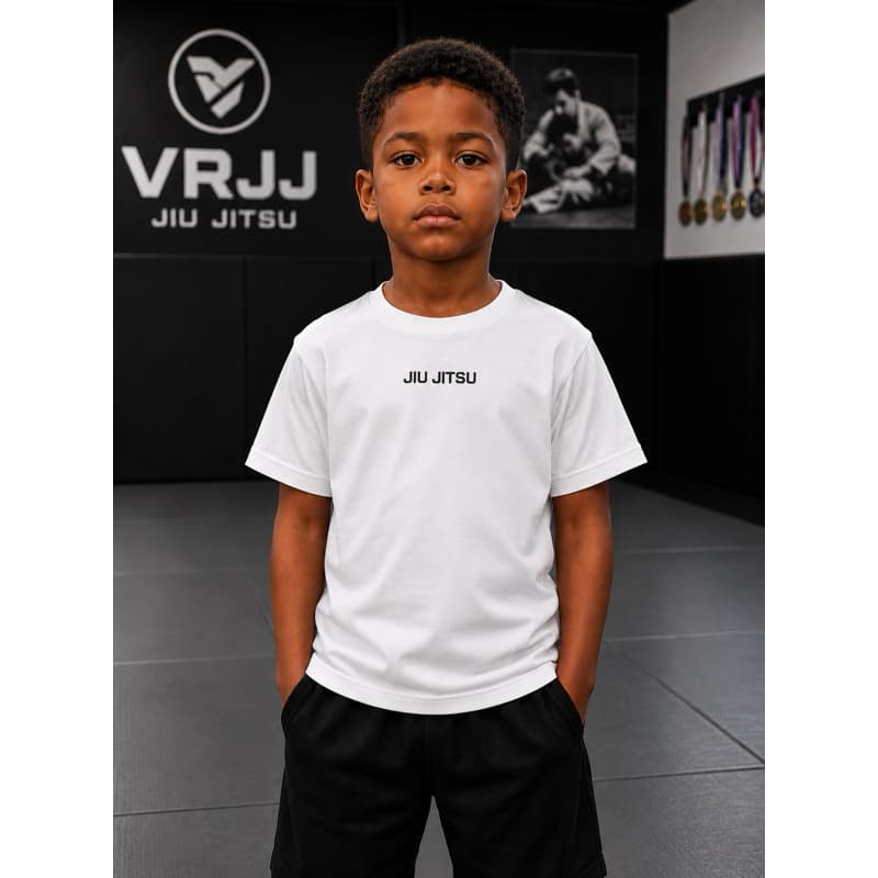Camiseta Infantil Jiu Jitsu | Camisa Menino Treino Academia | Jiu Jitsu Brasileiro