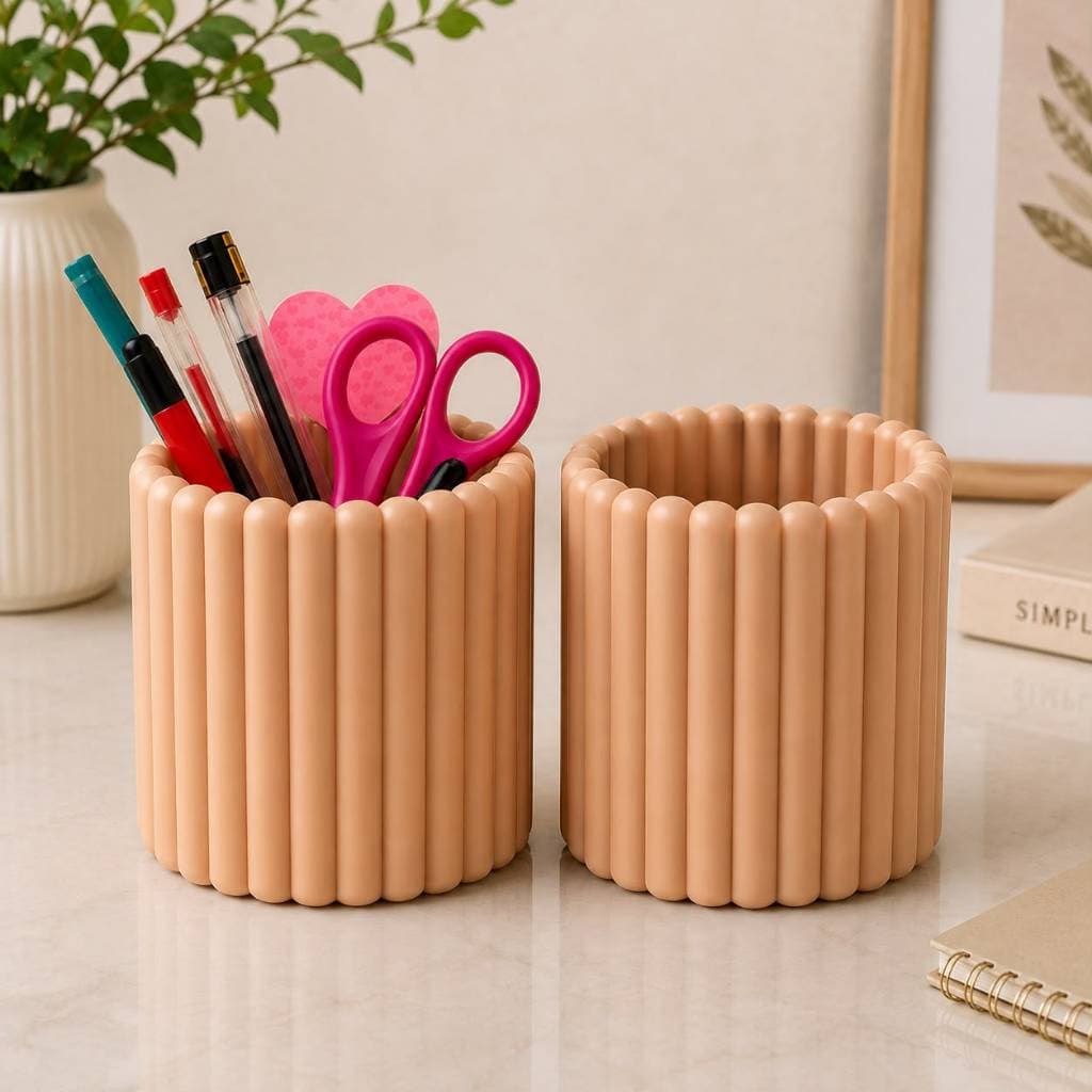 Porta Pincéis Canetas Organizador Multiuso para Maquiagem Acessórios Mesa Penteadeira