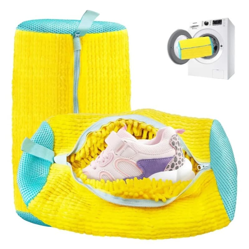 Kit 2 Sacos Lavagem Tênis Sapatos P/ Máquina Lavar Bolsa Bag Sortidos
