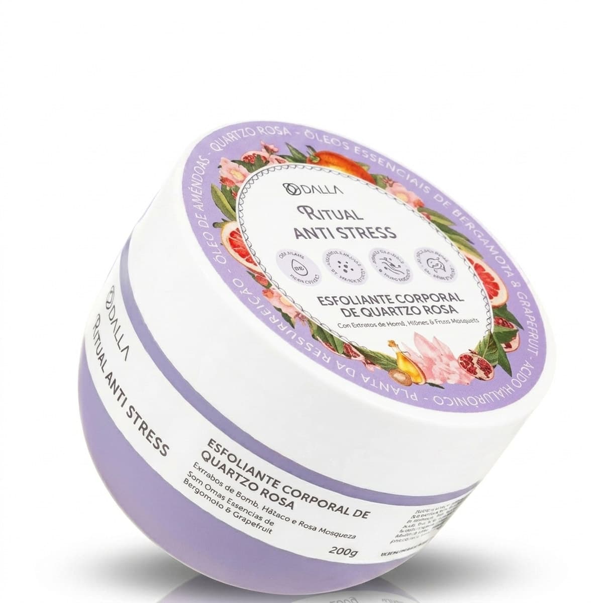 Creme de Manteiga Ritual Anti Stress Dalla Cuidado Diário para a Pele
