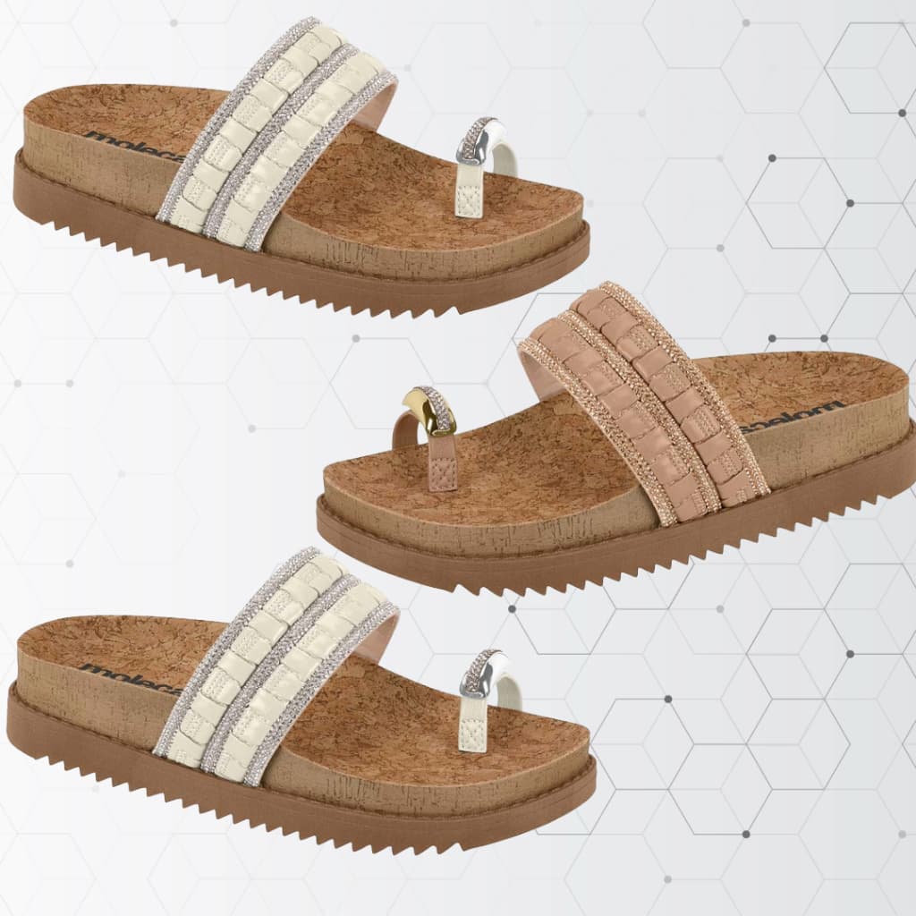 MOLECA PAPETE, SANDÁLIA MOLECA DE DEDINHO, CHINELO MOLECA.