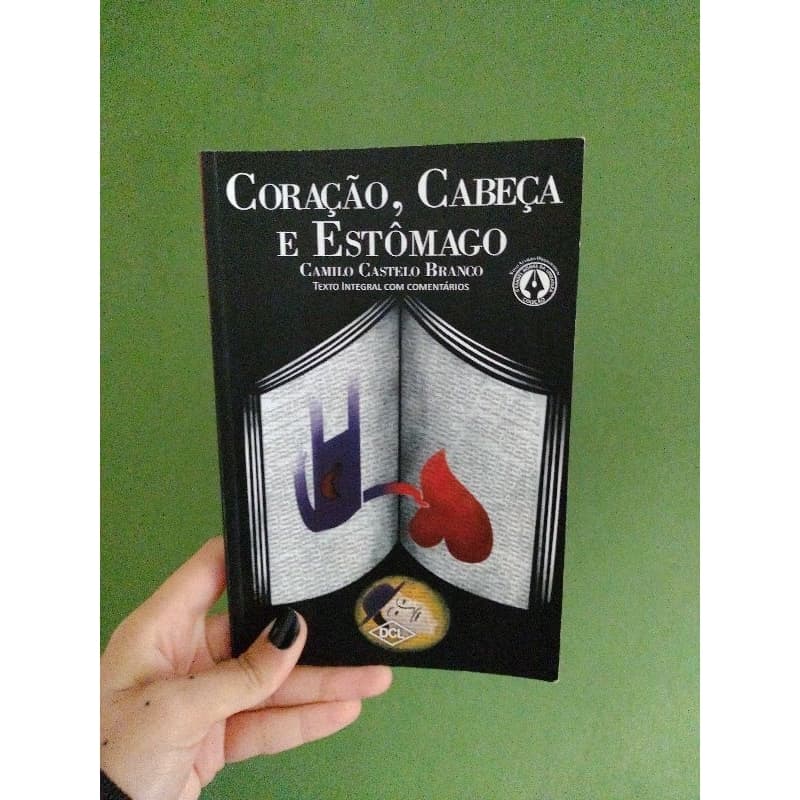 Livro Coração, Cabeça e Estômago (Camilo Castelo Branco)