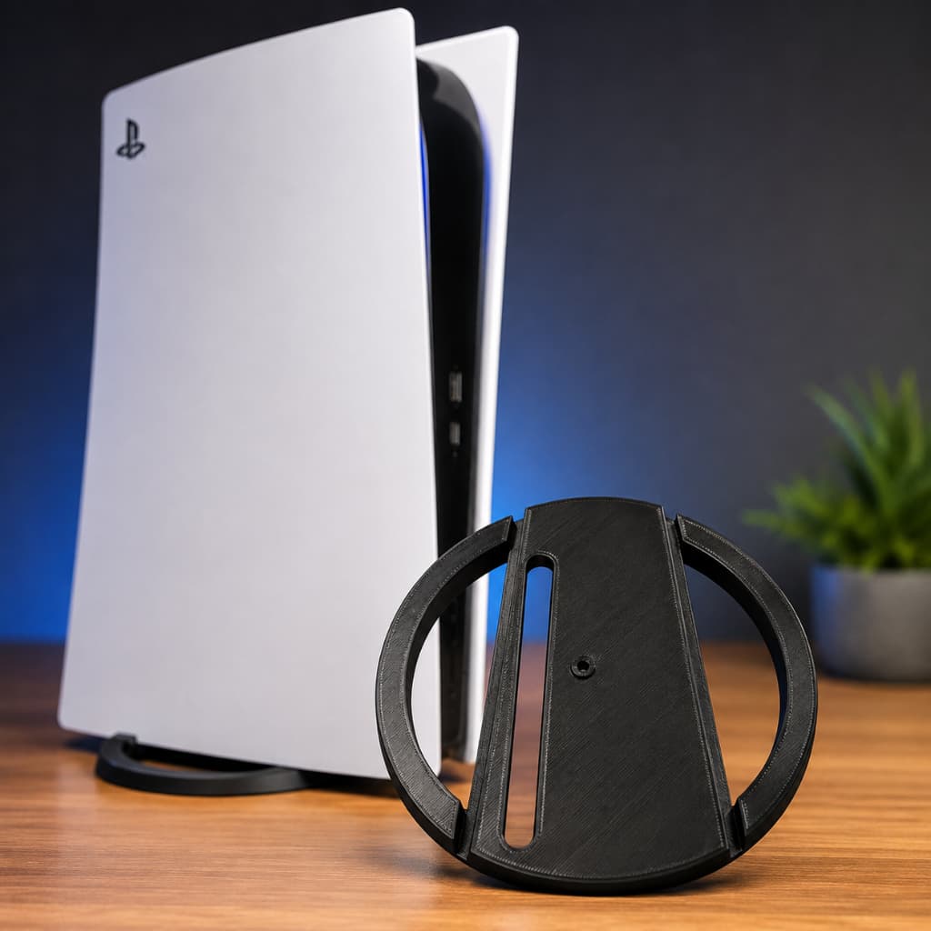 Suporte base para playstation 5 / Suporte Vertical para PS4 e PS5 Slim — Base Estável e Compacta