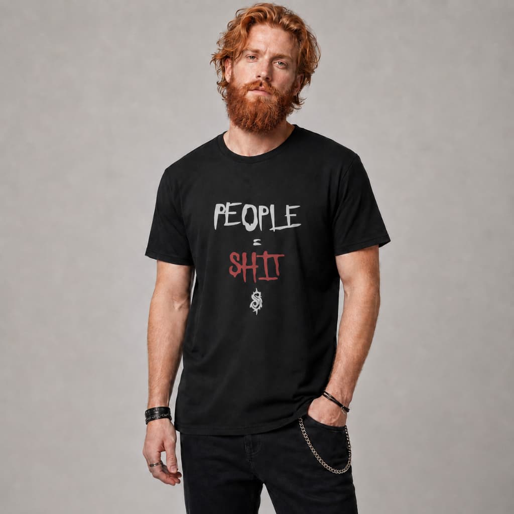 Camiseta Slipknot People Camiseta Rock S Metal Rock Envio Rapido 100 % Algodao.