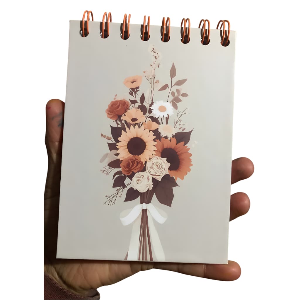 Caderno bloco de notas A6 / paginas pautadas ou lisas / bloco de anotações
