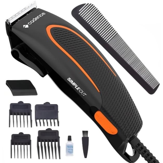 Máquina de Cortar Cabelo Cadence CAB181 9W com 5 Alturas e 4 Pentes para Manter o Visual Alinhado em Casa