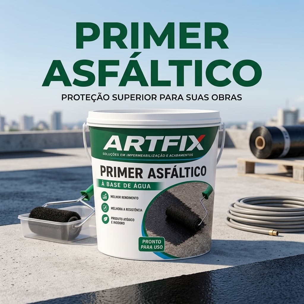 Primer Asfáltico 3,6L para Preparação - Indicado para Manta Asfáltica