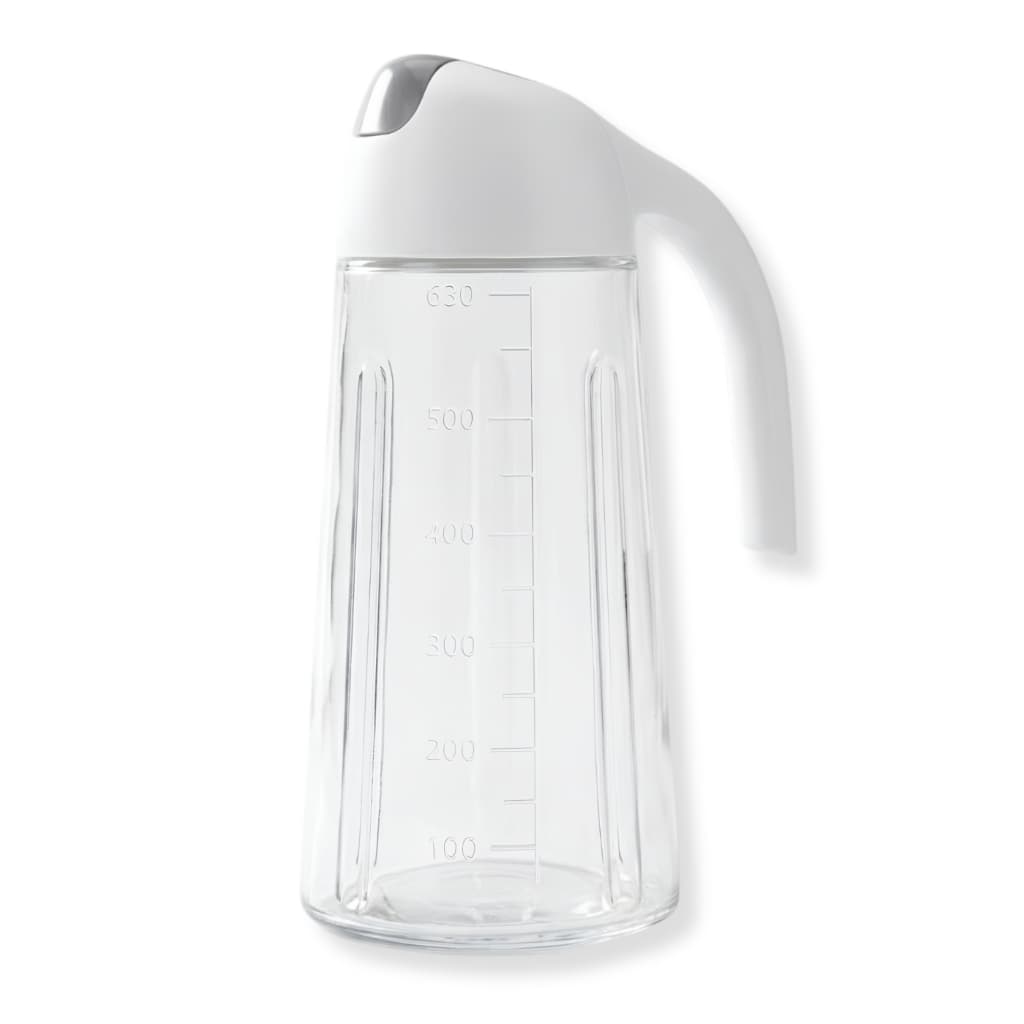 1, 2 ou 3un Galheteiro de Vidro 630ml c/ Bico Dosador, Dispenser azeite, vinagre, óleo