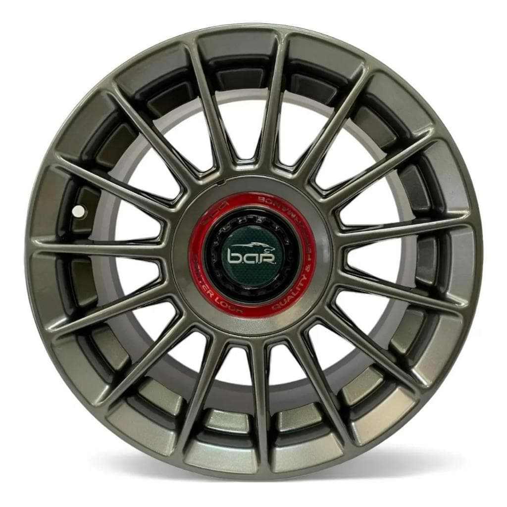 Kit 4 Rodas New Sunline Oz B.a.r Aro 15 4x99 4x108 Vw/ford