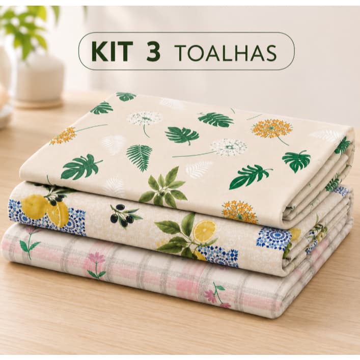 Kit 3 Toalha De Mesa Termica Impermeável com Forro PVC 4 6 ou Cadeiras