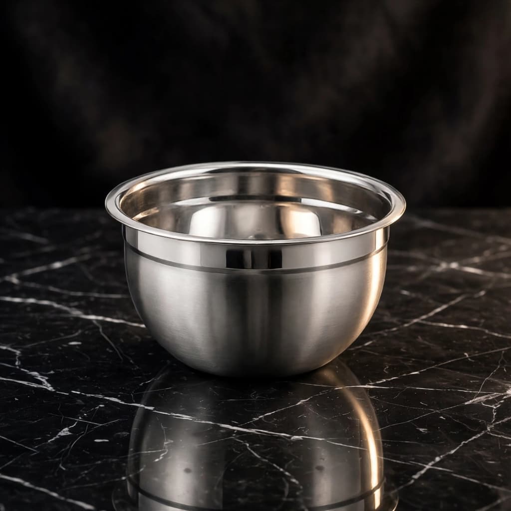 Tigela Inox 20cm Durável Fácil Limpeza Versátil Cozinha Profissional Domestico Multiuso Bowl