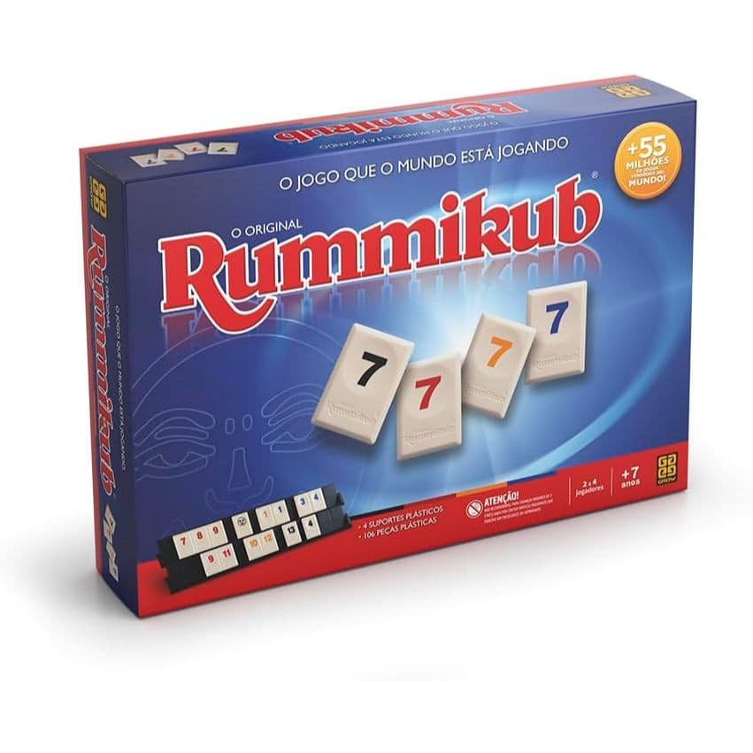 Jogo Rummikub - 2-4 Jogadores - Grow