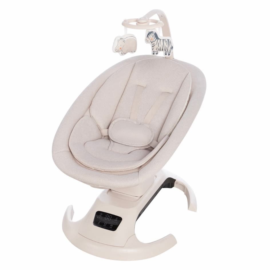 Cadeira de Bebê Mastela Balanço Automático Bluetooth 3 Velocidades Móbile Até 15kg