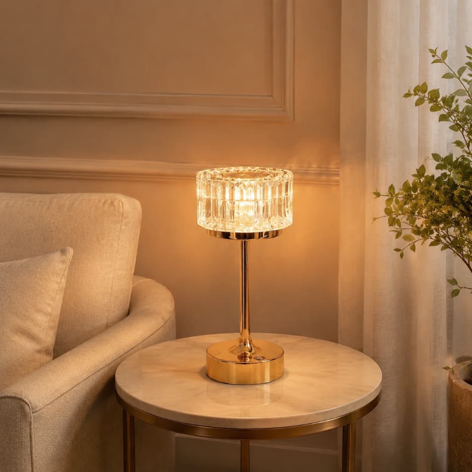 Luminaria mesa Abajur Touch Led Recarregável  ideal para quarto, sala, salão festa, escrivaninha, escritorio