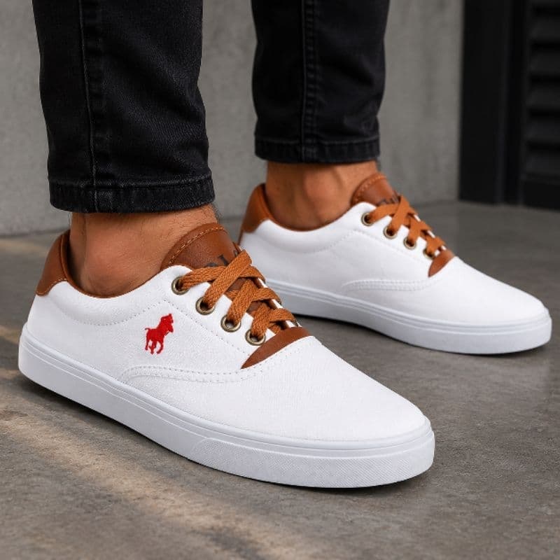 Sapatênis Polo Masculino Casual Premium Confortável Estilo Urbano Tênis Moda Masculina