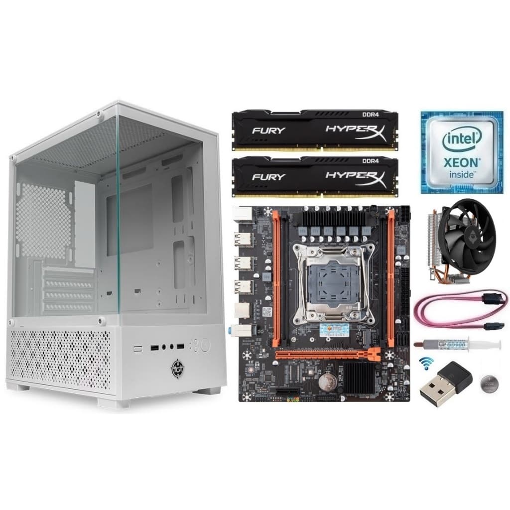 Kit Gamer X99 Xeon E5 2650 v4/ 8GB-16GB DDR4/ Cooler + Gabinete