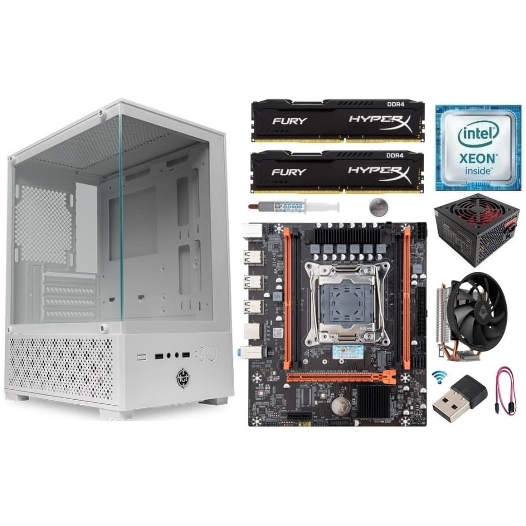 Kit Gamer X99 Xeon E5 2650 v4/ 8GB-16GB DDR4/ Gabinete + Fonte 500w