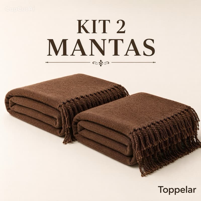 Kit 2 Mantas de Sofa Grande 210x120cm Promoção  Luxo Decoração Casa Mesa e Banho Capa Proteção Decorativa Frio Moveis