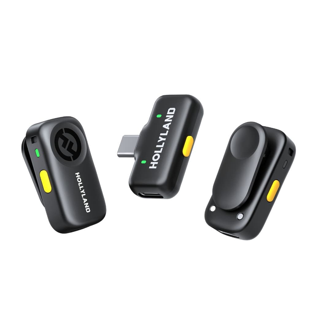 Hollyland LARK A2 Mini Duo Microfone de Lapela USB-C 2 Pessoas Alcance 200m