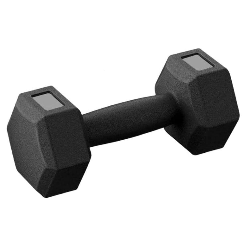 Halter Dumbell Academia Sextavado Bonafit 6kg Preto