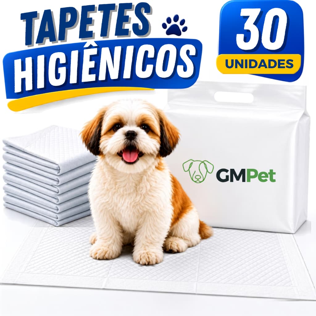 Kit 30/60 Tapetes Higiênicos Descartável Cães 60x50 Antiodor Antivazamento Qualidade