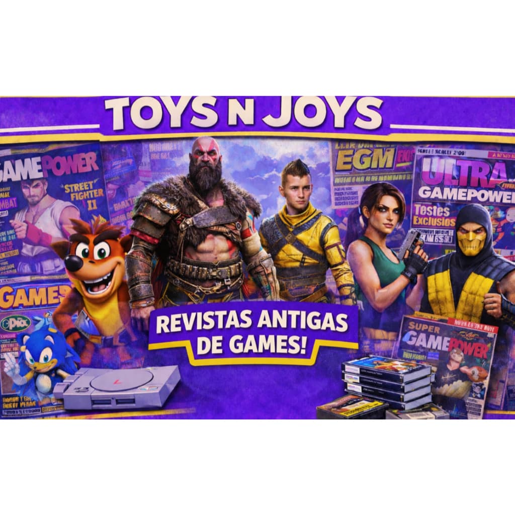 REVISTAS DE GAMES ANTIGAS
