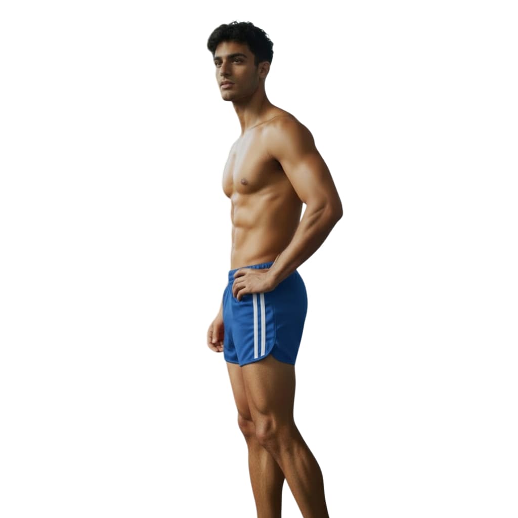Short Dry Fit retro Academia Malhação Treino Verão Masculino