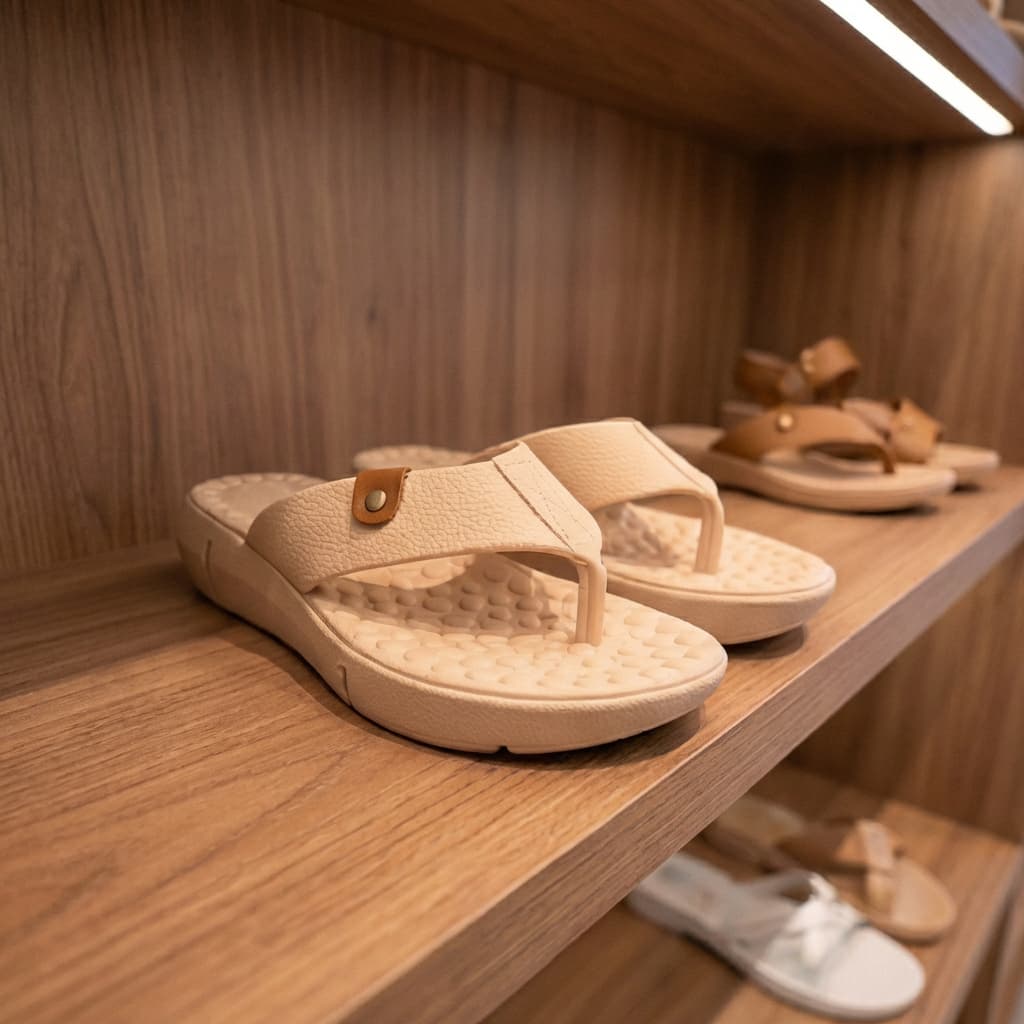 Chinelo Ortopédico Feminino Leve e Confortável com Solado Antiderrapante