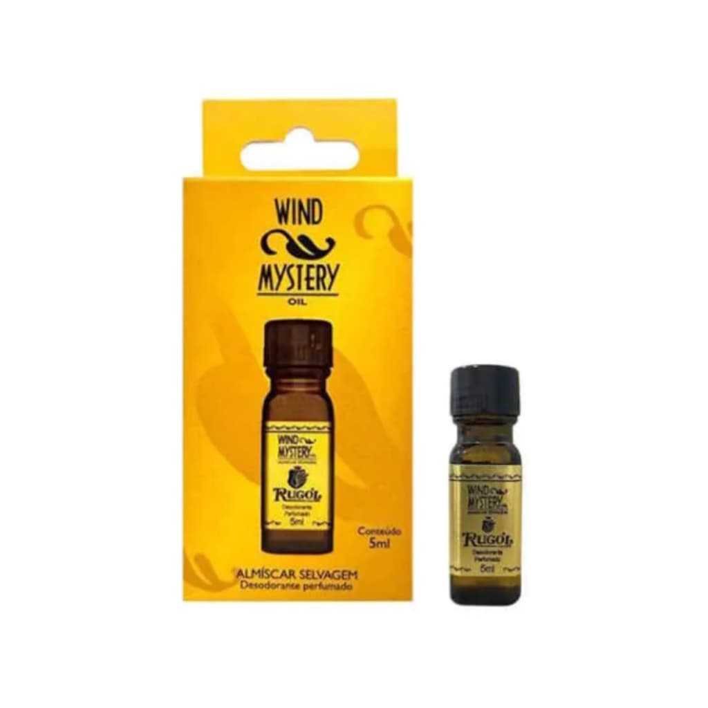 Óleo Desodorante Perfumado Almíscar Selvagem Wind Mystery 5ml