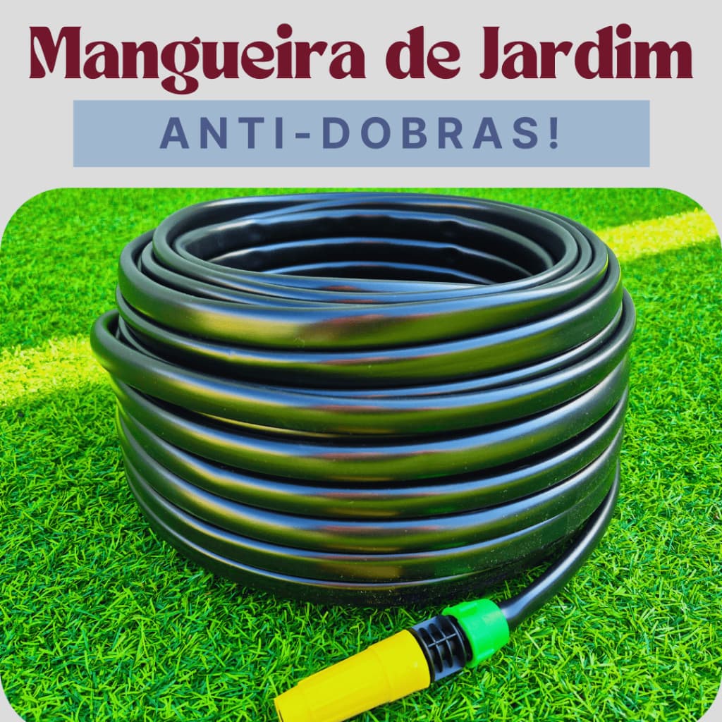 Mangueira de Jardim Anti-torção Flat - 35m a 100m!