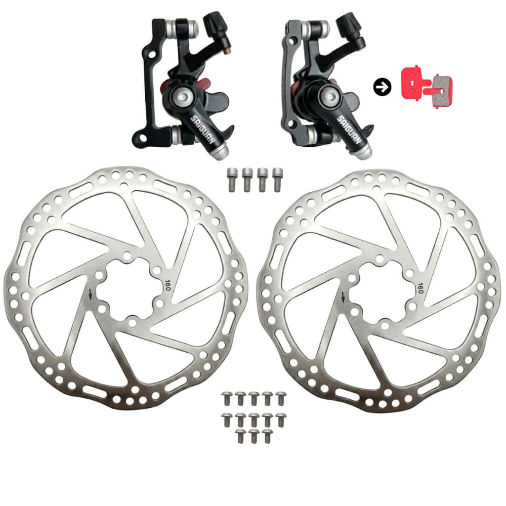 Kit Freio a Disco Com dois Discos de 160mm Saiguan