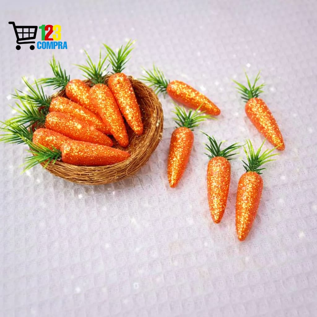 Kit Cenouras Decorativas de Páscoa – Decoração Criativa