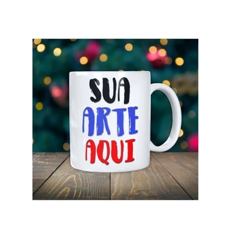 Kit 4 Canecas Personalizada Fotos Logos Frases Polímero 325ml