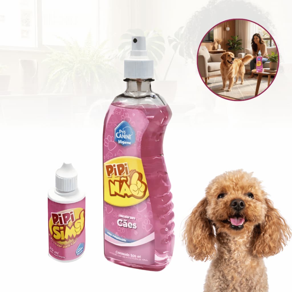 Educador Canino Pipi Sim e Pipi Não PróCanine Adestrador Sanitário Treinar Cachorro Xixi Lugar Certo