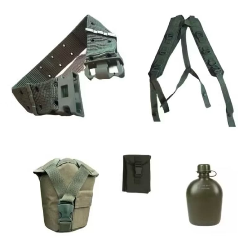 CINTO NA + SUSPENSORIO DE SERVICO + CANTIL + PORTA CANTIL + PORTA CARREGADOR
