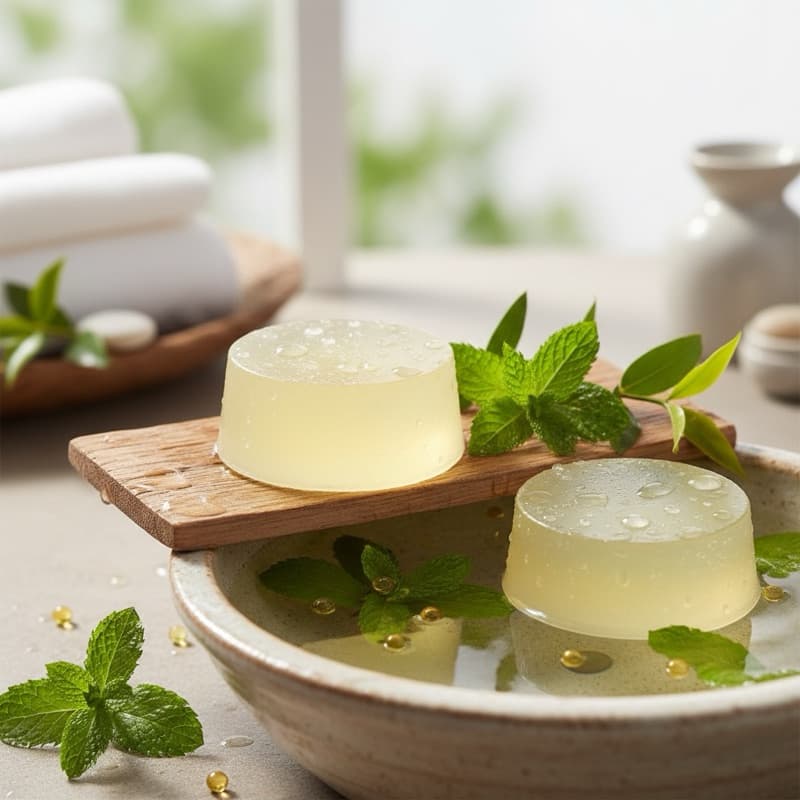 Shampoo Sólido Anticaspa Purificante – Melaleuca, Hortelã e Jojoba