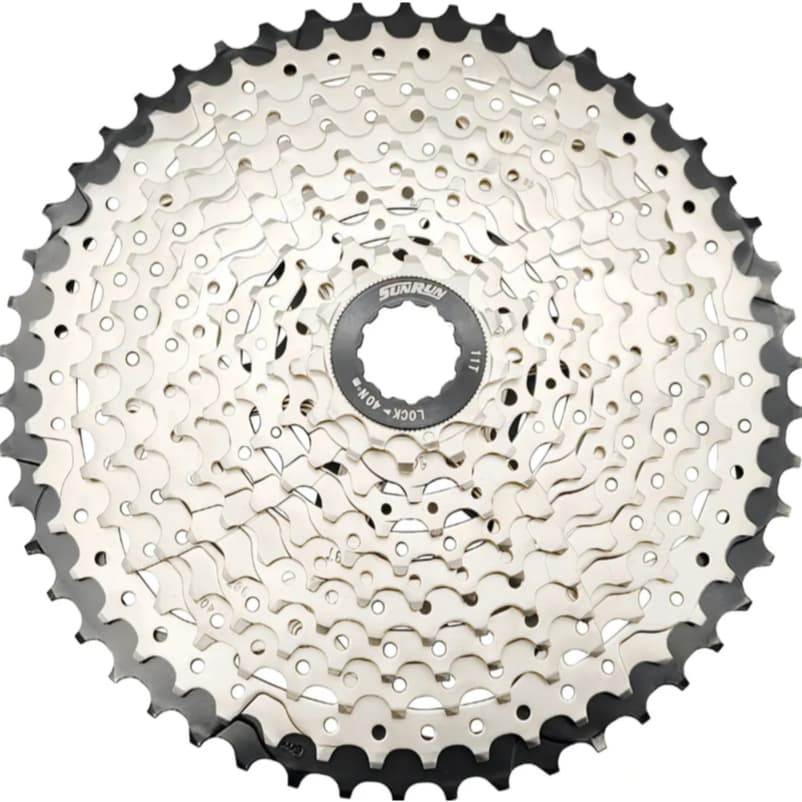Cassete K11 Aluminio 11-50d 11 Velocidades Sunrun Bike Mtb Niquelado 11 50