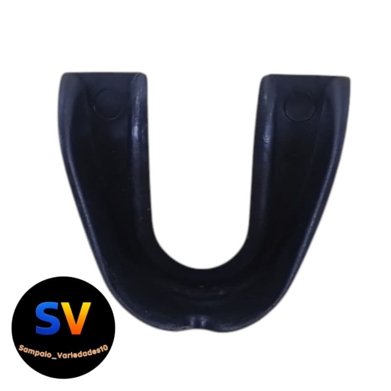 01 Protetor Boca Simples P/ Muay Thai, Jiu-jitsu, Boxe ----- Preto