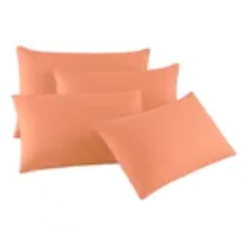 Kit 04 Fronhas 100% Algodão C/ Zíper 70Cm X 50Cm Malha Penteada 30/1 Não Dá Bolinhas Camaria Enxovais