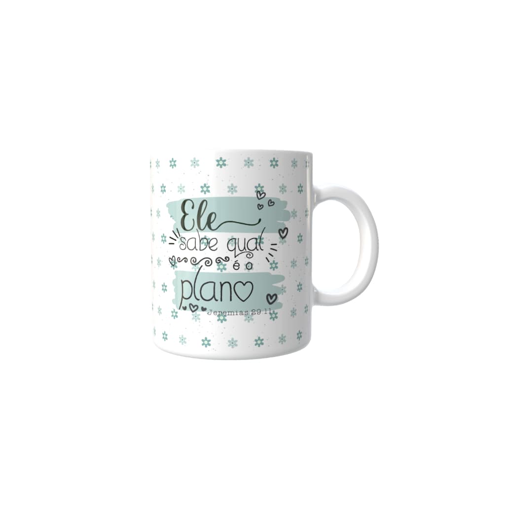 Caneca Personalizada Ele sabe qual é o Plano - Caneca para presente - personalize com nome gratis