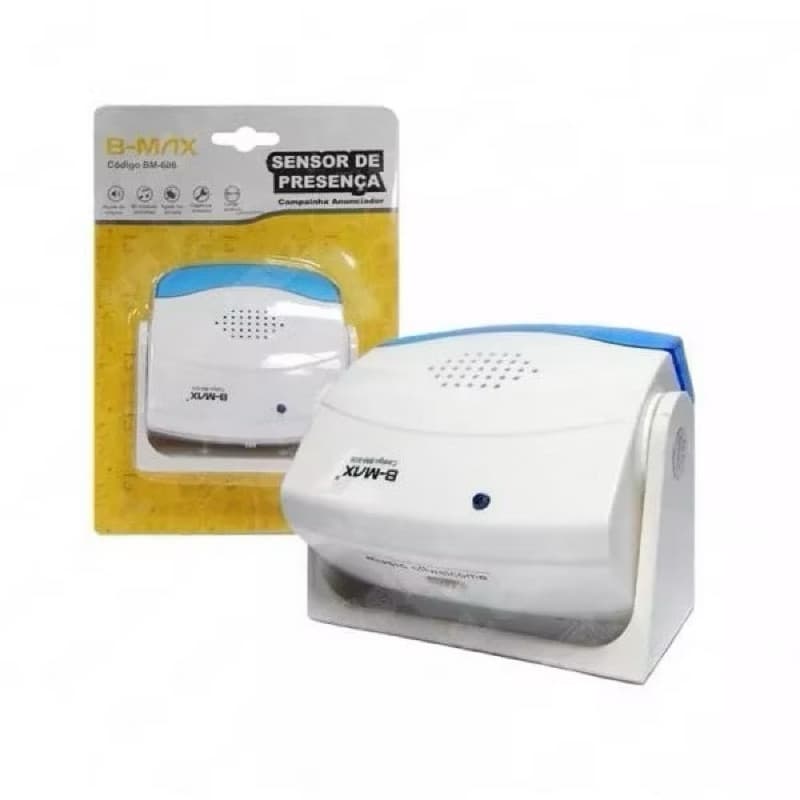 Sensor De Presença Campainha Anunciador Sem Fio 36 Toques Premium