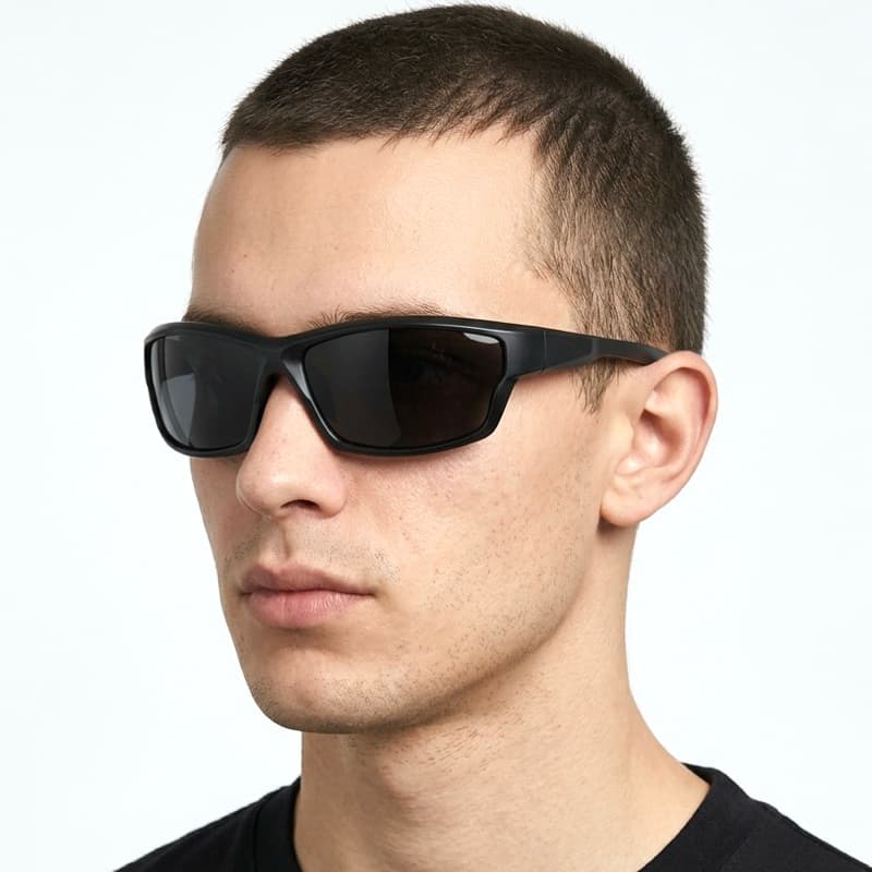 Óculos de Sol Esportivo Curvado Masculino e Feminino– Proteção UV400 – Ideal para Ciclismo, Corrida, Moto e Direção