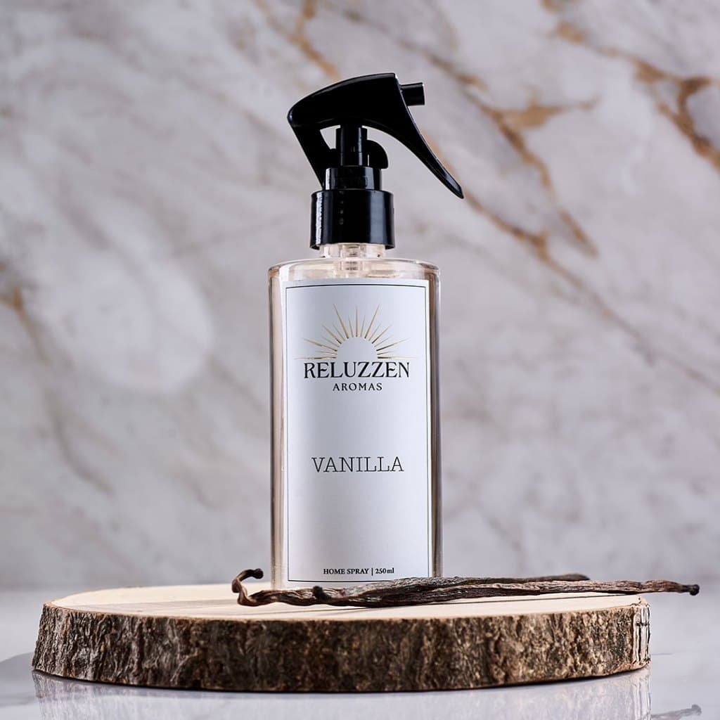 Home Spray Vanilla 250ml Aromatizador de Ambiente Perfume para Casa e Escritório Essência Premium