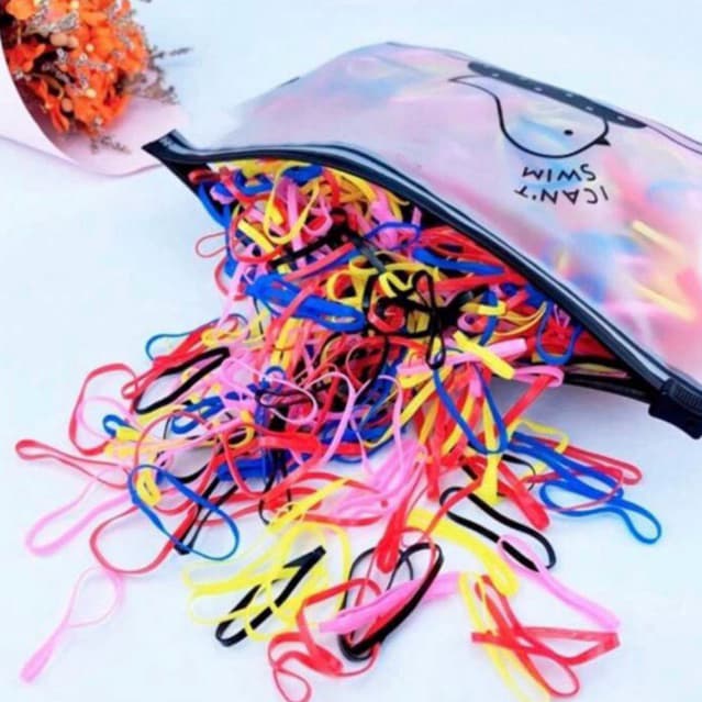 Elásticos de Cabelo Infantil com Alta Elasticidade e Segurança para Meninas