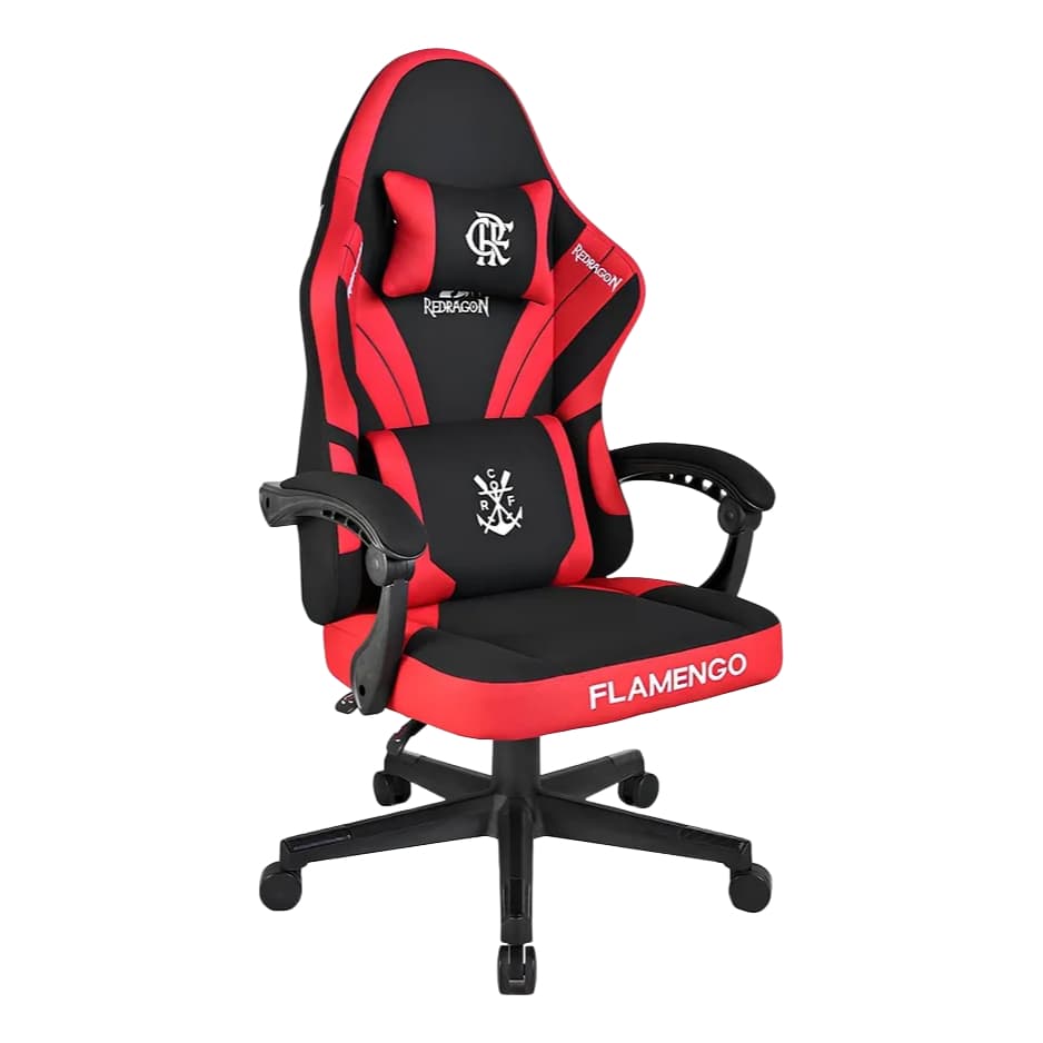 Cadeira Gamer Redragon Flamengo Nest Vermelho E Preto Fl806