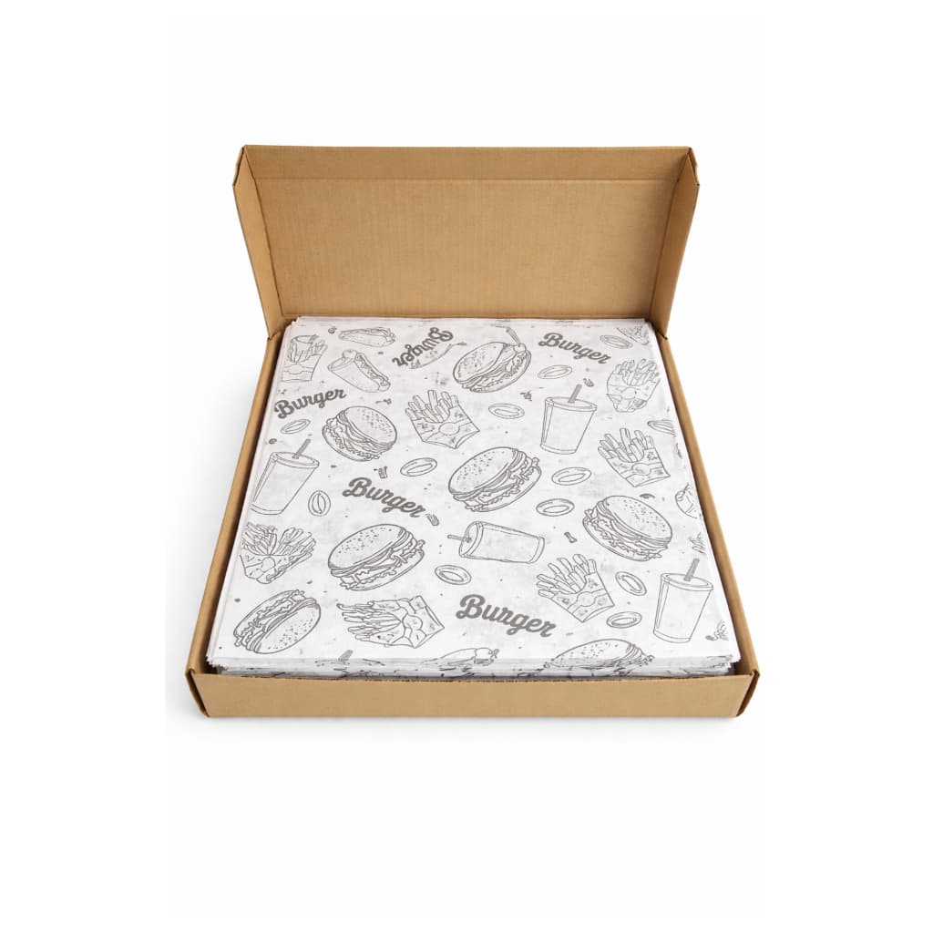 Papel Acoplado 30 x 38cm -500 a 2.000 Folhas Delivery Fast Food