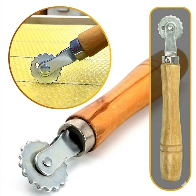 Carretilha Para Encrustrar Cera Alveolada Para Apicultura Quadros de Caxilhos
