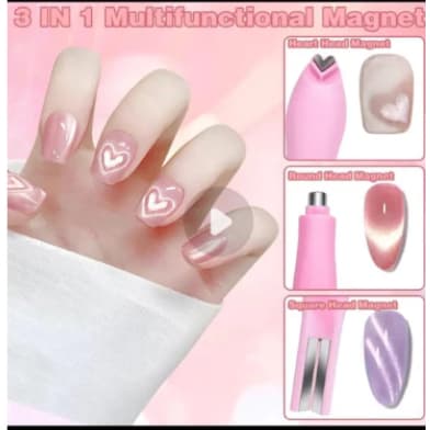 imã 3 em 1 para esmalte em gel magnético